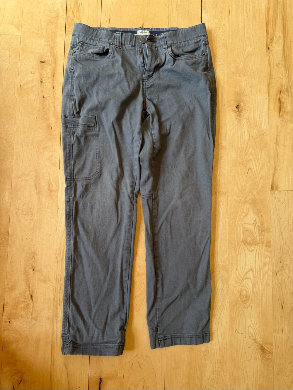 L.L. Bean Women's Slate Gray Cargo Pants